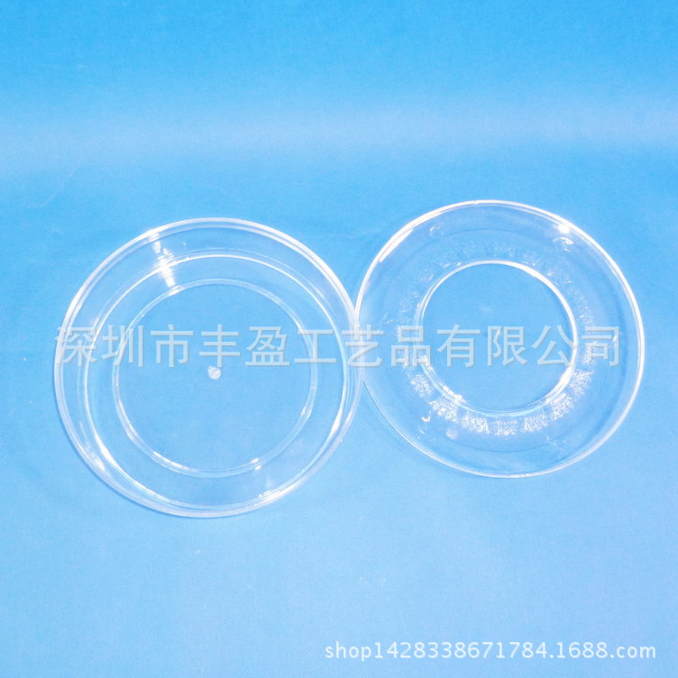 亚克力燕窝包装盒 现模注塑圆形盒 精致虫草包装盒