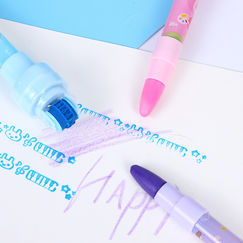 Estudiante papelería regalo fábrica directa niños burbuja crayón sello multifuncional pintura arte pintura pluma al por mayor