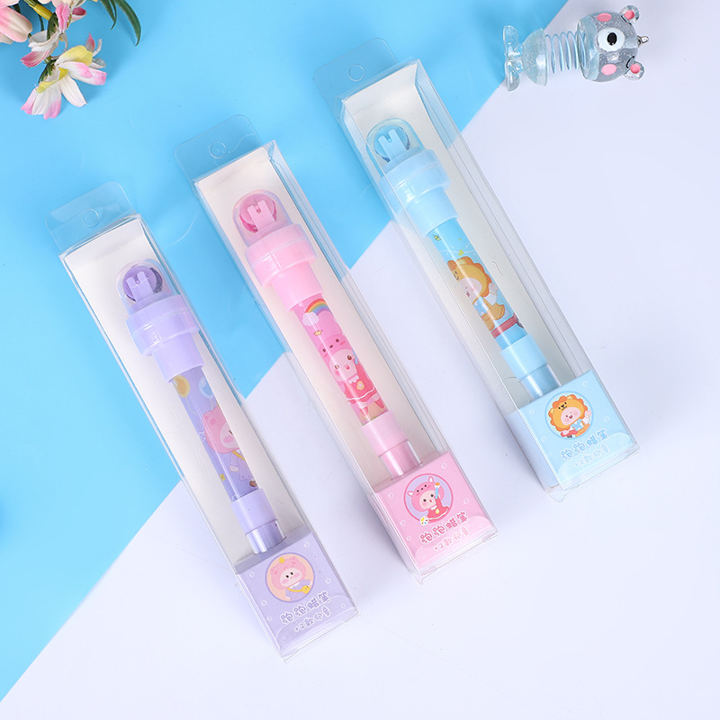 Estudiante papelería regalo fábrica directa niños burbuja crayón sello multifuncional pintura arte pintura pluma al por mayor
