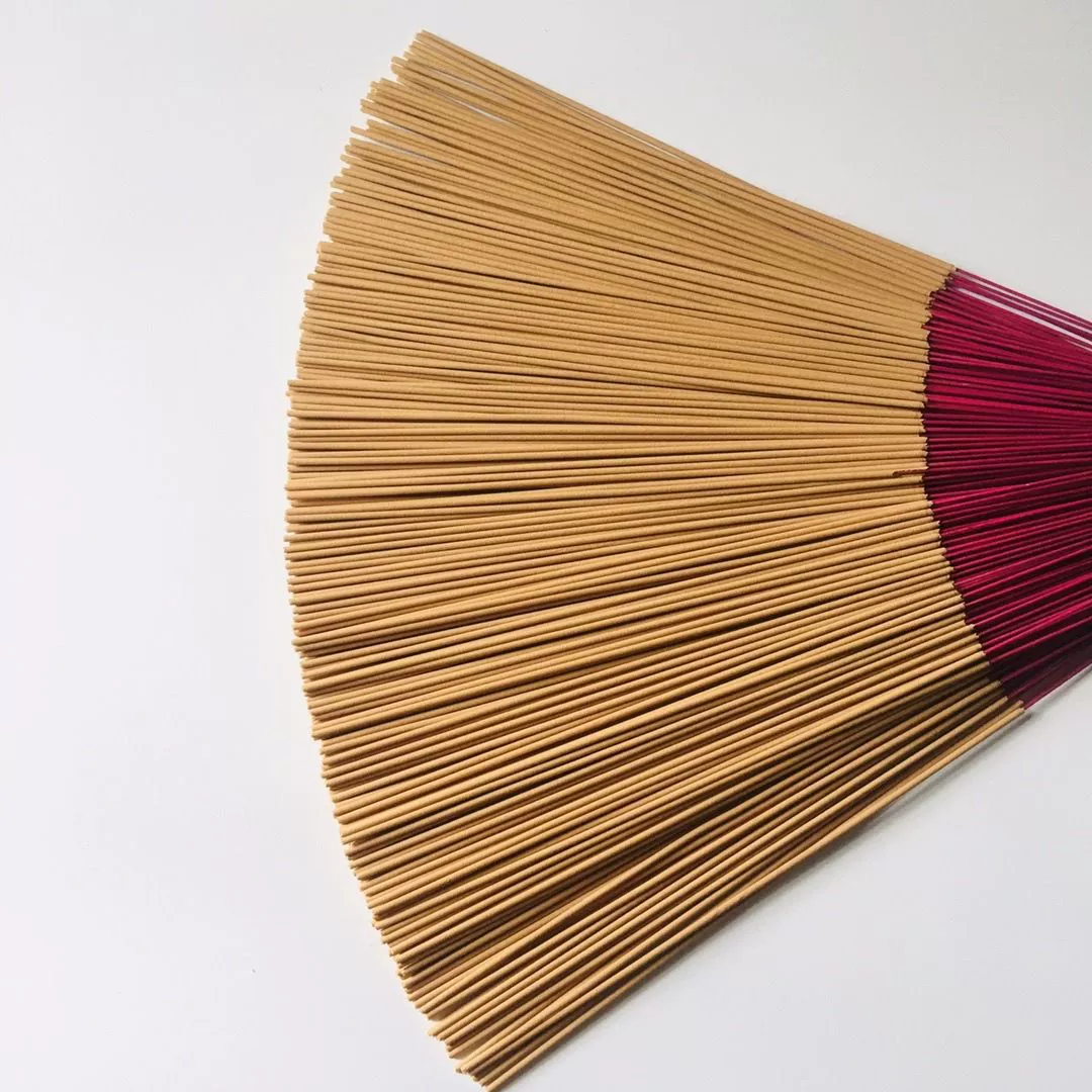 Bamboo Incense Sticks, 32 cm, 200 g Tube, Light Smoke, Ritual Sandalwood & Blessing Scents