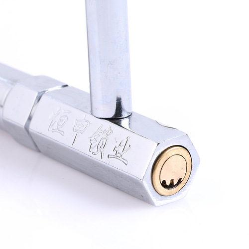 Mountain bike copper core U-shaped lock, hardware tool lock, electric vehicle and motorcycle small U-shaped lock riding supplies