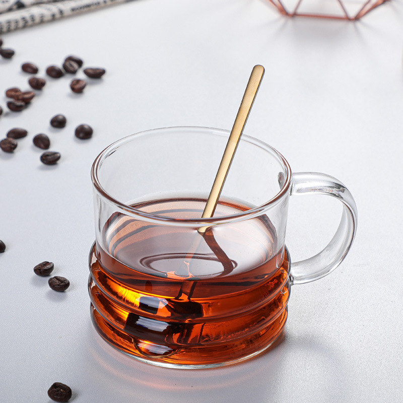 Thickened Borosilicate Glass Coffee Mug Heat Resistant Cup_voghion.com