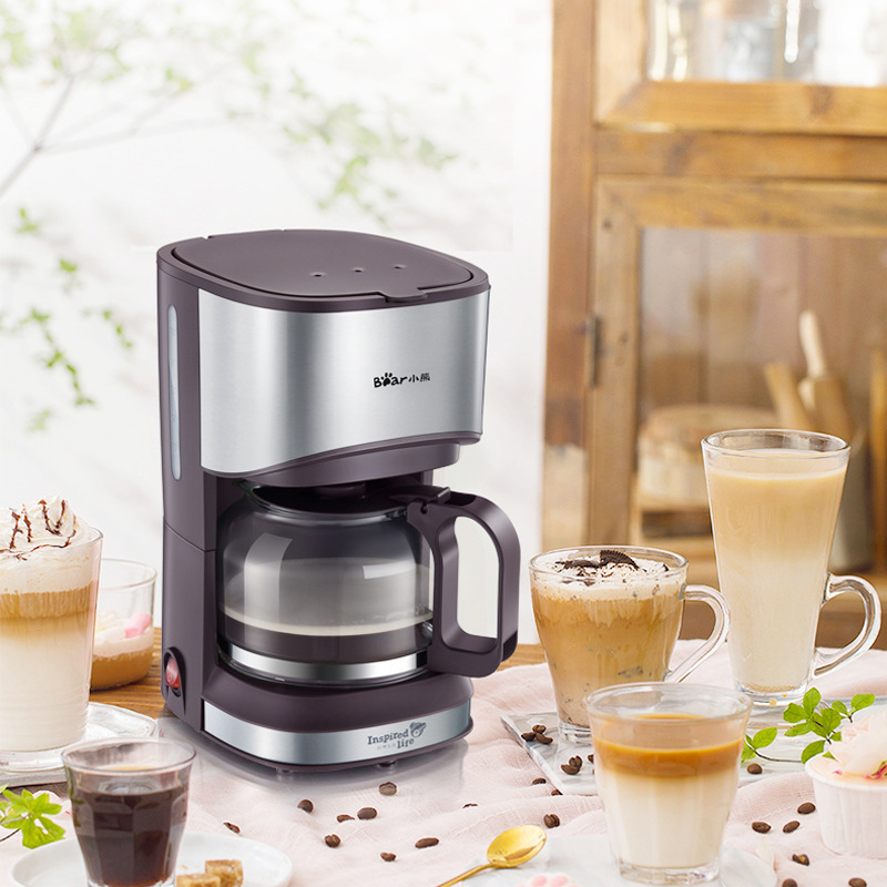 Bear American Coffee Machine KFJ-A07V1 Household Small Automatic Drip Mini Office Coffee