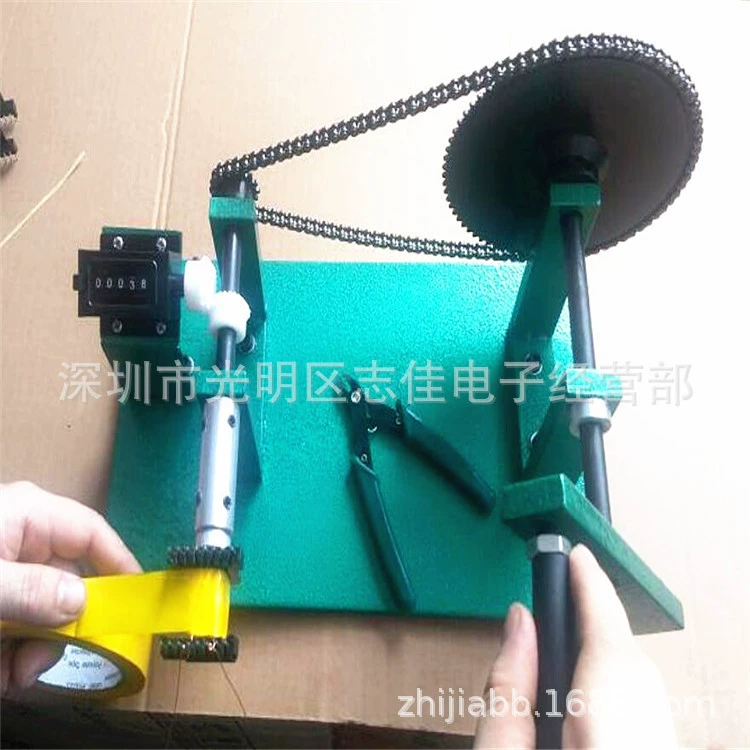 Трансформатор ручной шейкер катушки катушки намотки автоматический подсчет ручная ручная катушка катушки мотор зажим машина намотки провода