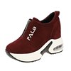 Casual footwear, high sports sports shoes platform with zipper, 2020, autumn, Korean style