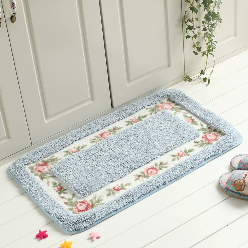 Door & Bay Window Floor Mat (Weiqi), Plush Absorbent Anti‑Slip, Multi‑size 40×60–80×160 cm
