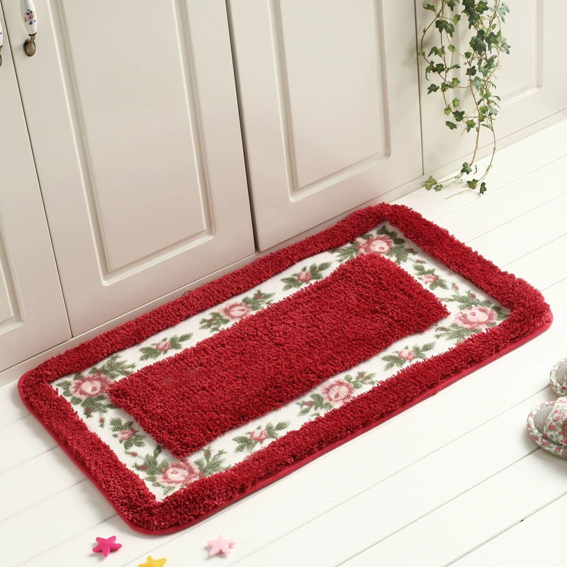 Door & Bay Window Floor Mat (Weiqi), Plush Absorbent Anti‑Slip, Multi‑size 40×60–80×160 cm