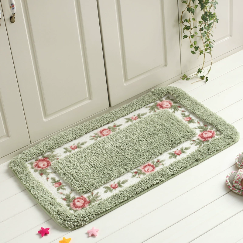 Door & Bay Window Floor Mat (Weiqi), Plush Absorbent Anti‑Slip, Multi‑size 40×60–80×160 cm