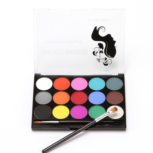 Hot Selling 15 Colors Water-Soluble Pigments Body Painting Cream Halloween Makeup Christmas Face Paint Face Painting