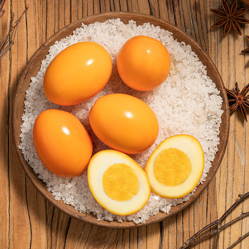 Snack Professor Salt-Baked Eggs Ready-to-Eat Marinated Eggs Leisure Specialty Office Noodle Companion Snacks 30g Wholesale Shelled