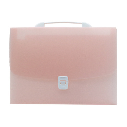 Three Lucky PP13 Handheld Accordion Bag Multi-layer File Folder A4 Folder Student Handheld Bag Storage File Bag