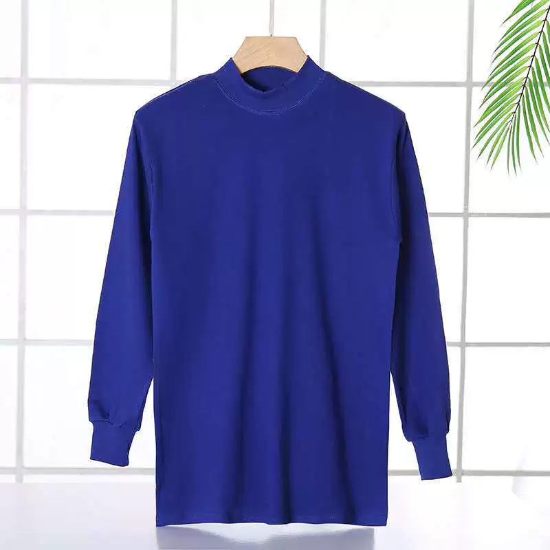 Средний и пожилой хлопковый хлопковый мужской мужской мужской осенний костюм осенние брюки термобелье хлопковый свитер с высоким воротником