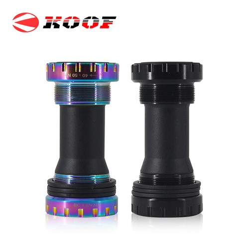 Hanhongxin Mountain Road Bicycle Chainring Hollow One-Piece Chainring Threaded 68-73 Bottom Bracket