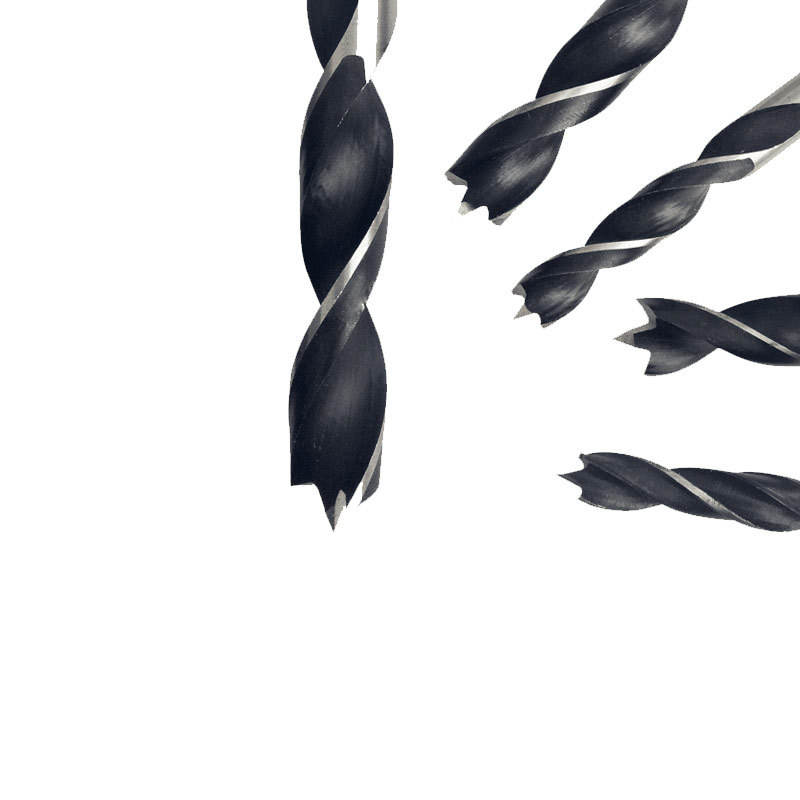 3-12 woodworking drill bit three-point drill hole drilling tool clear side drill straight shank twist drill inclined hole locator