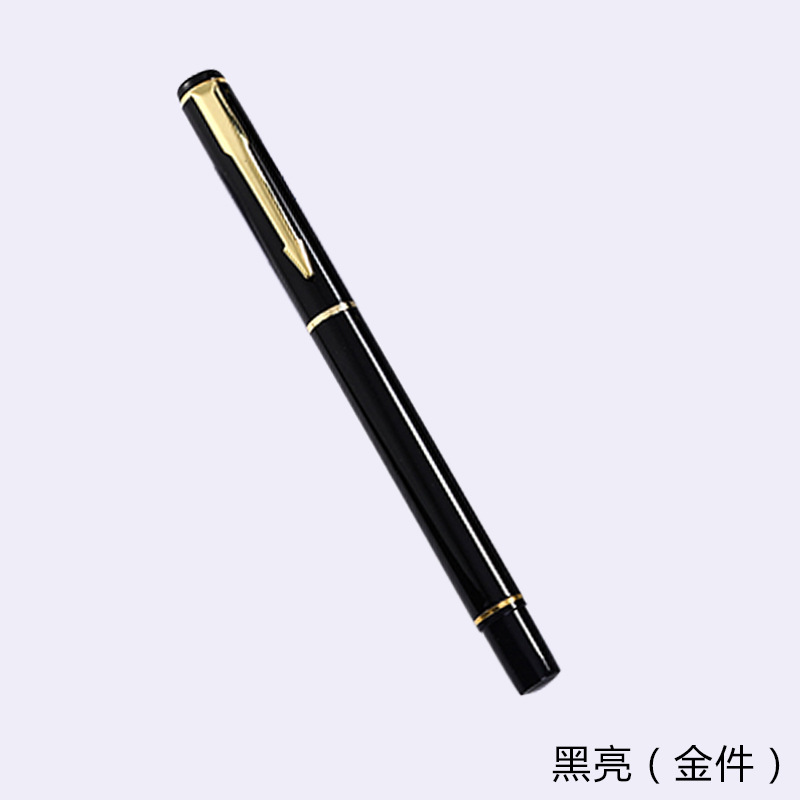 Bolígrafo de metal oficina de negocios pluma de gel Logotipo de letras en stock negocio publicidad regalo pluma firma pluma