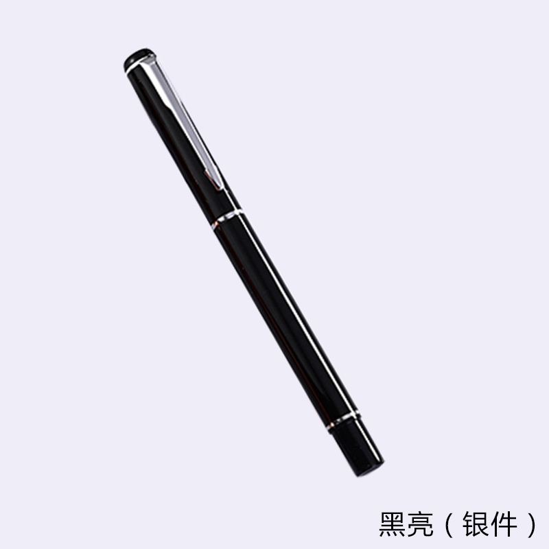 Bolígrafo de metal oficina de negocios pluma de gel Logotipo de letras en stock negocio publicidad regalo pluma firma pluma