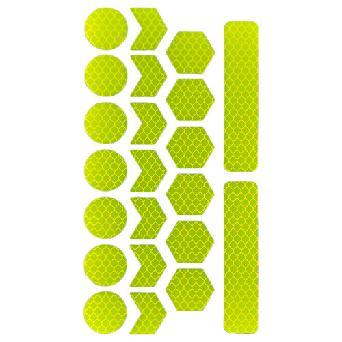 Recommend Amazon bicycle electric motorcycle latte art children's balance scooter luminous reflective decorative heart-shaped stickers