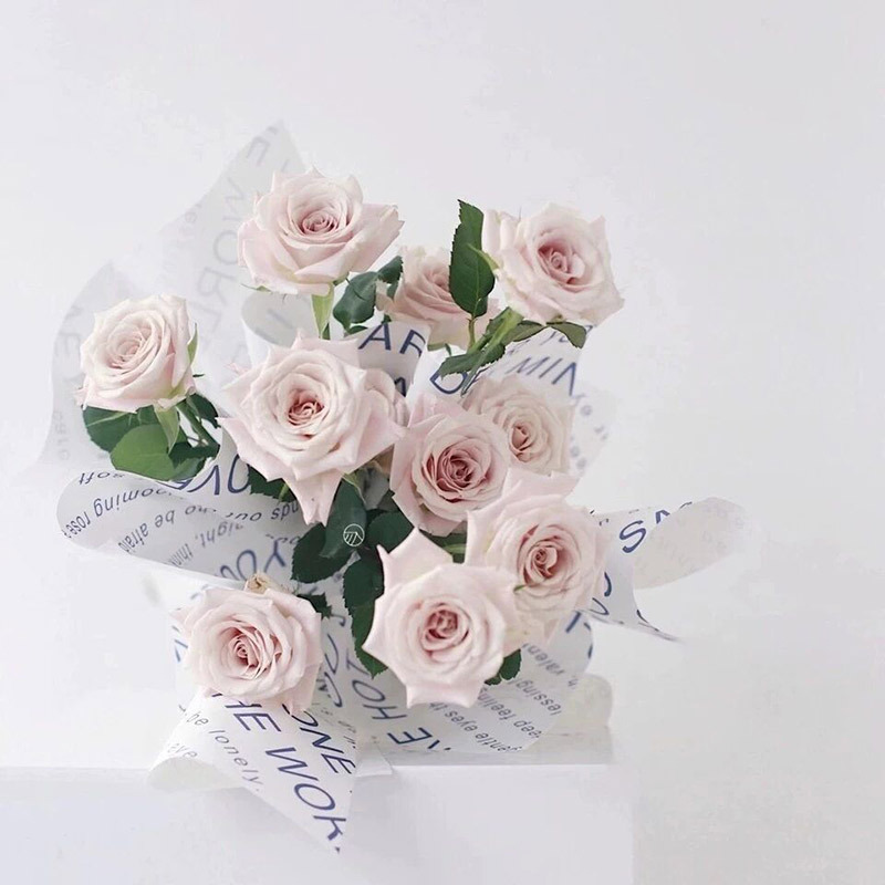 Papel de Regalo, Material para Envolver, Papel Decorativo para Flores, Papel para Floristería, Productos de Papel Decorativo, Caja de Regalo, Papel para Envolver Tulipanes, Estilo Ins