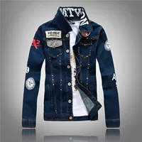 Джинсовая куртка, корейский стиль, slim fit