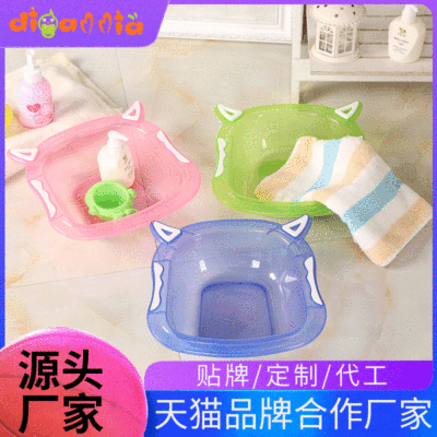 1688地摊货婴儿脸盆儿童洗脸盆摆地摊产品洗pp洗脚盆塑料盆