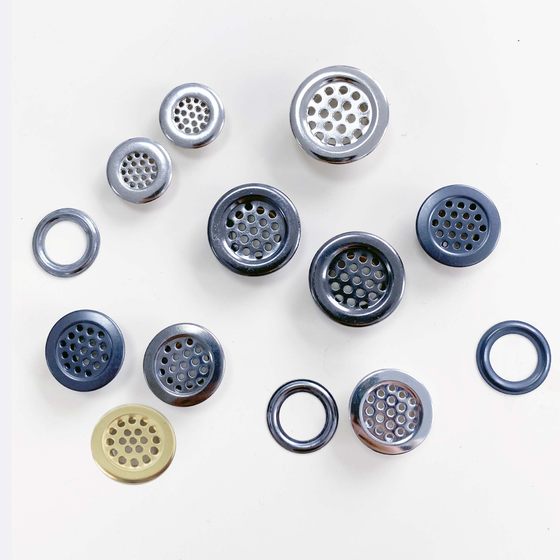 Copper material mesh air eye helmet breathable corns luggage metal waterproof and dustproof female buckle mesh for automobile