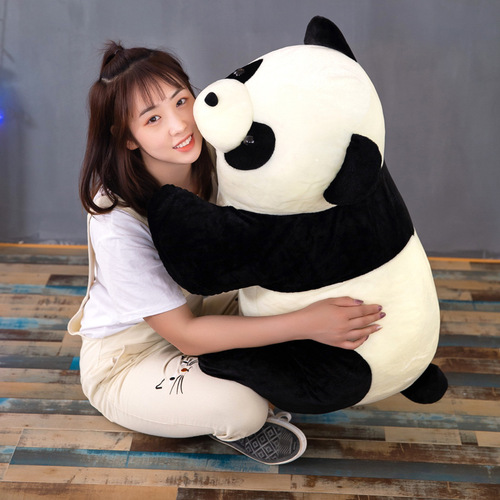 Simulation cute giant panda plush toy doll doll pillow doll gift toy for children and girls