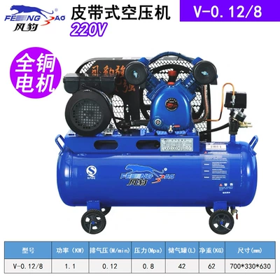 Shanghai Jaguar Wind Leopard Air Compressor Industrial Grade 220V 380V Air Pump Spray Painting Auto Repair Equipment (Hava kompressorları) - 0128-11kw220v