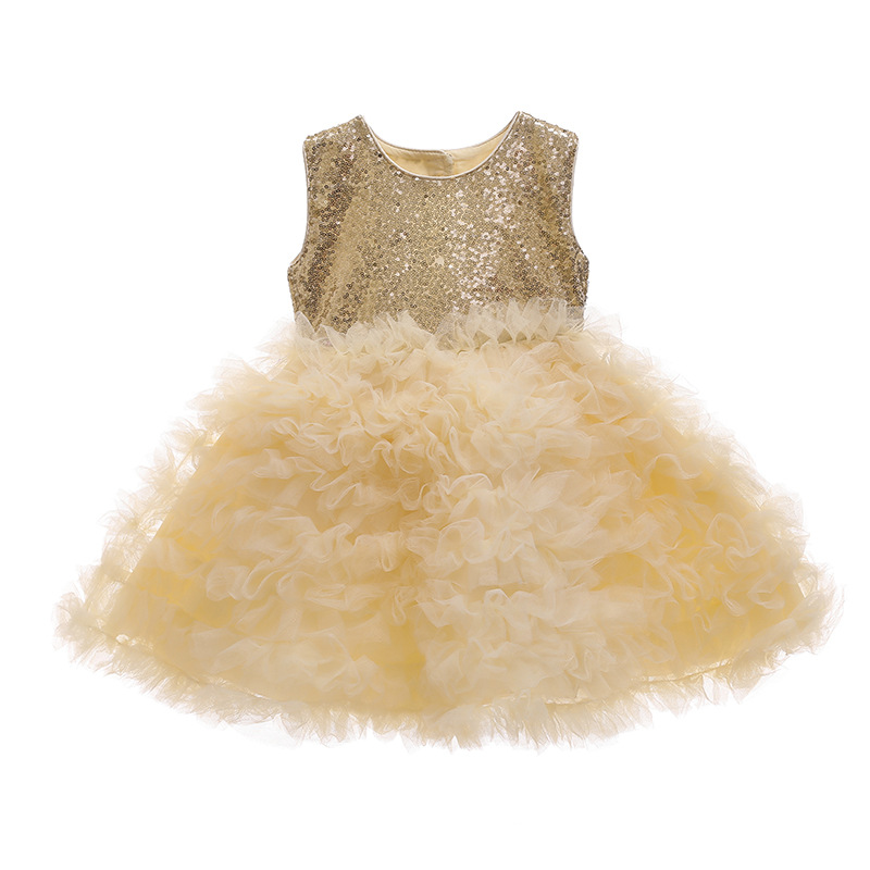 Children's brand wedding dress, European style, tulle 5
