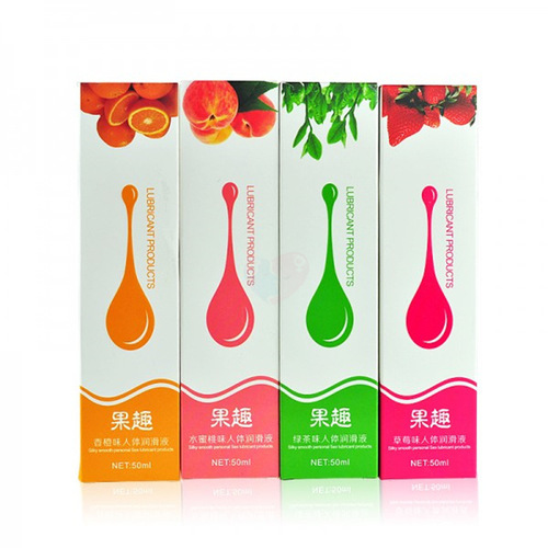 Fruit-flavored, edible body lubricant—sourced from vending machines offering oral sex and anal lubrication fluids for both men and women.