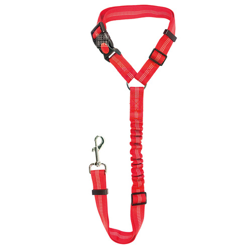 Pet supplies car safety belt dog traction safety belt buffer elastic reflective safety rope traction rope dog leash