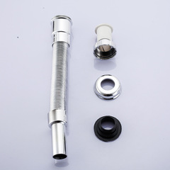 防臭下水管 ABS伸縮下水管加長內置鋼絲 洗手面盆下水器配件批發