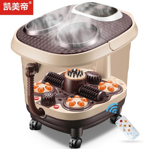 Steam bath basin with bubble automatic electric heating and constant temperature for home use foot bath basin foot massage machine foot bath tub deep