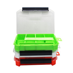 N-item Single-layer Spinning Lure Box Tri-color Storage Box Sea Fishing Portable Fishing Gear Accessory Box Bait Box