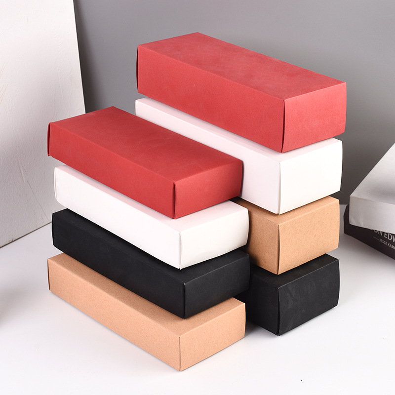 现货天地盖彩印纸盒通用牛皮纸礼品盒白卡包装纸盒子厂家可印logo