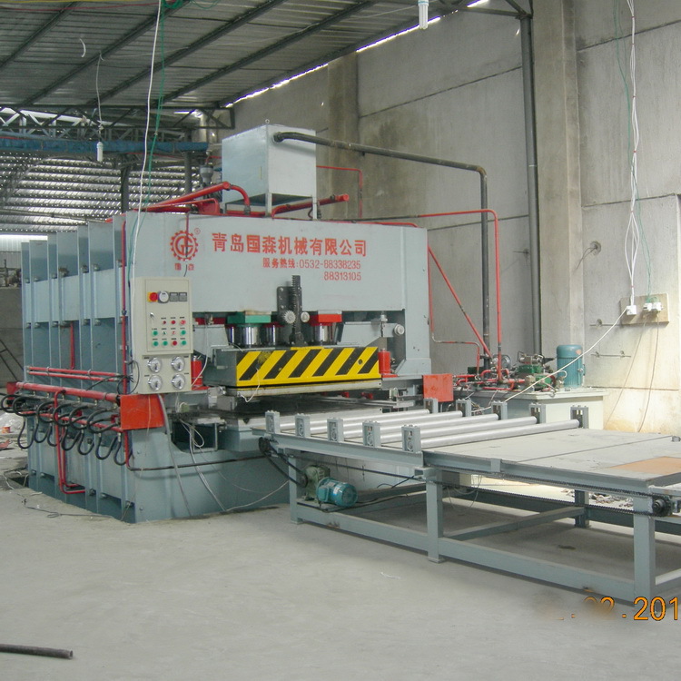 【国森】200t竹地板热压机