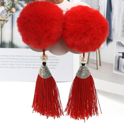 New antique style hair accessories, tassels, Tang suit, retro headwear, streamers, hairpins, female Hanfu hairbands, Chinese style children's hairpins