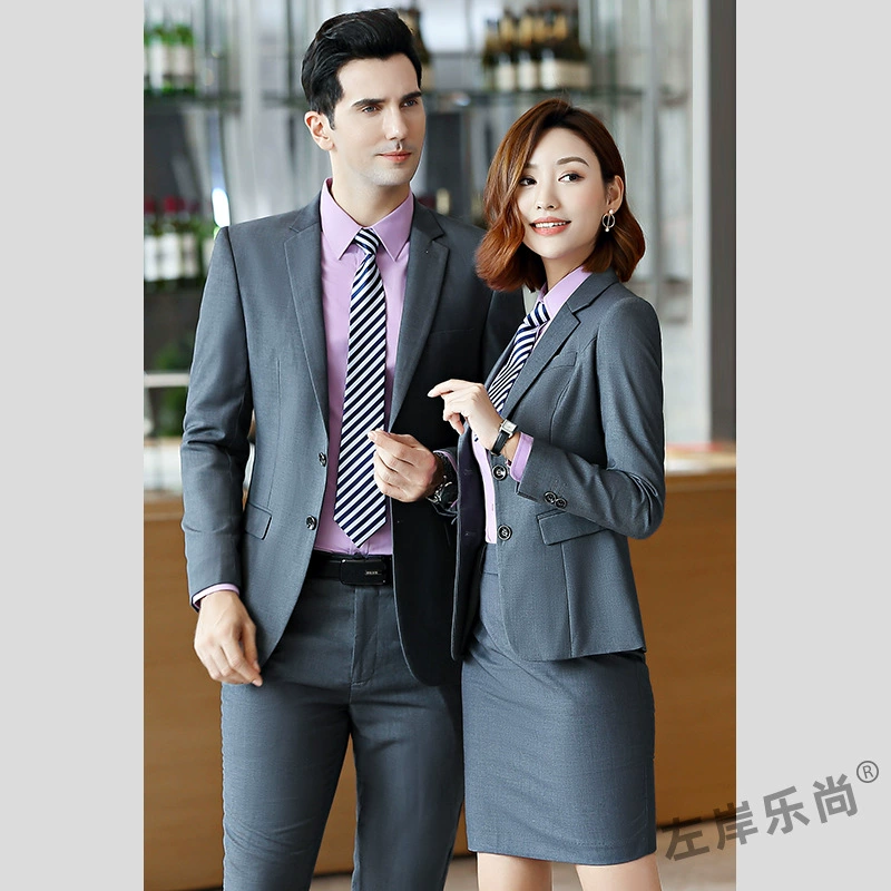 Set, overall, blue black classic suit jacket, trousers