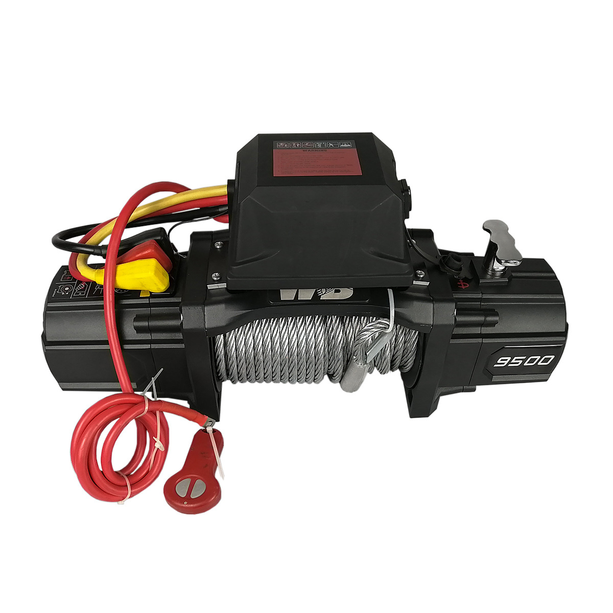 9500LBS 4309KG 钢丝绳绞盘 自救脱困套装 12v24v直流电动绞盘