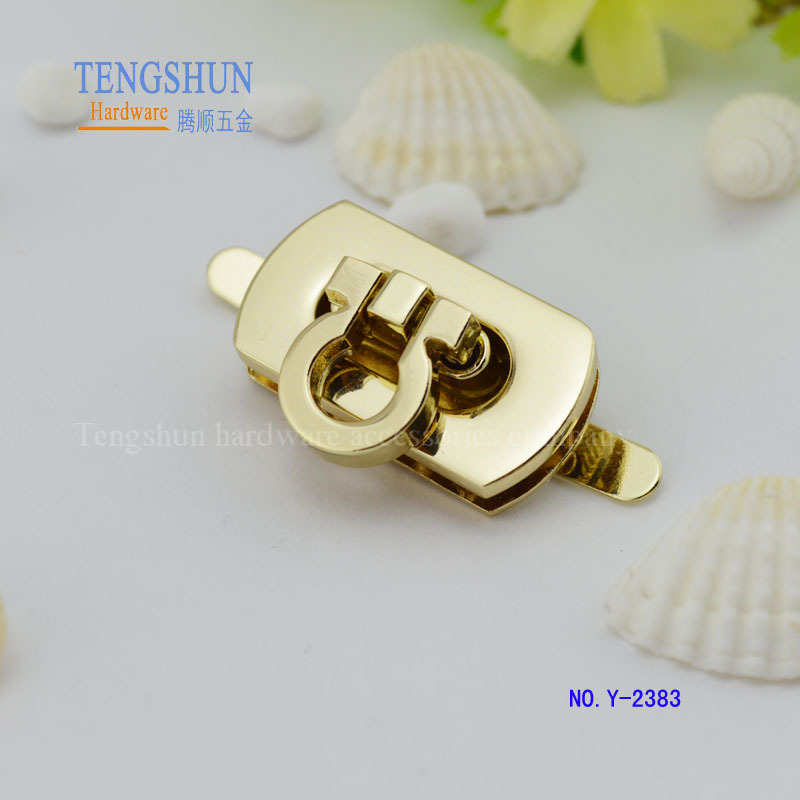 厂家生产手袋箱包五金配件锁女包锁扣配件箱包皮具五金锁批发