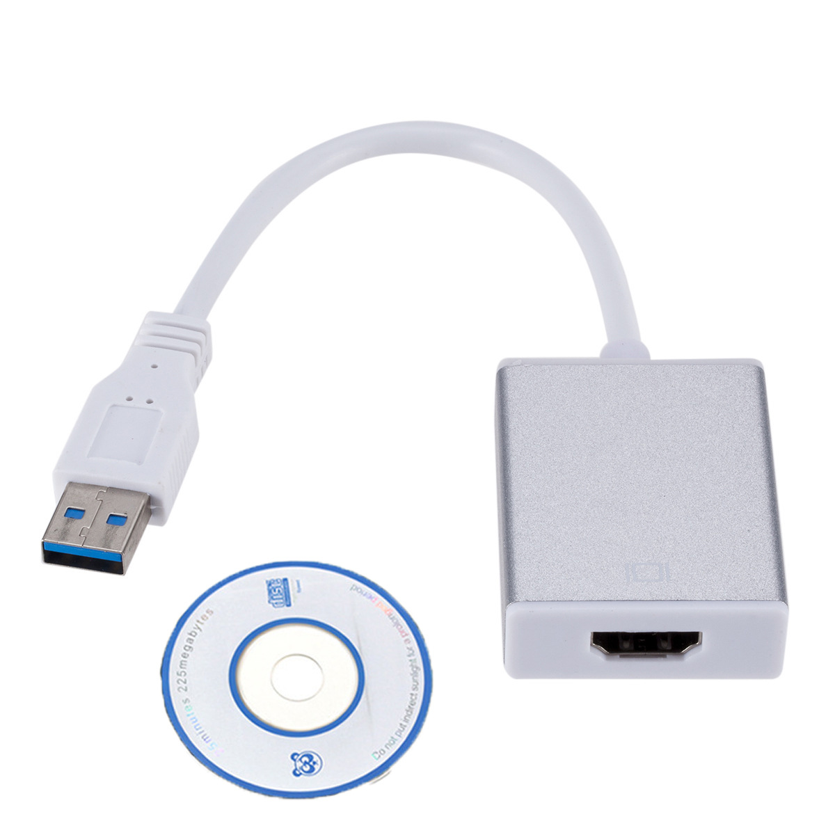 Venta al por mayor USB a HDTV sincronización de audio y video computadora a TV HD unidad gratuita USB3.0 TO HD VGA
