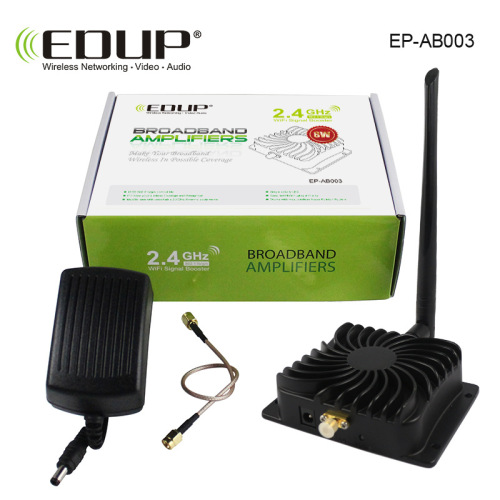 EDUP 2.4G Frequency Band 11B/G/N Three-Frequency Model Aircraft Remote Wireless WiFi Router Signal Amplifier