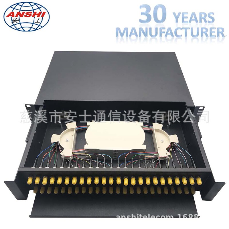 Factory Direct Sales Fiber Patch Panel 24-core ST Fiber Optic Cable Terminal Box Patch Box Rack-mounted Splicing Box Factory Direct Sales Fiber Patch Panel 24-core ST Fiber Optic Cable Terminal Box Patch Box Rack-mounted Splicing Box