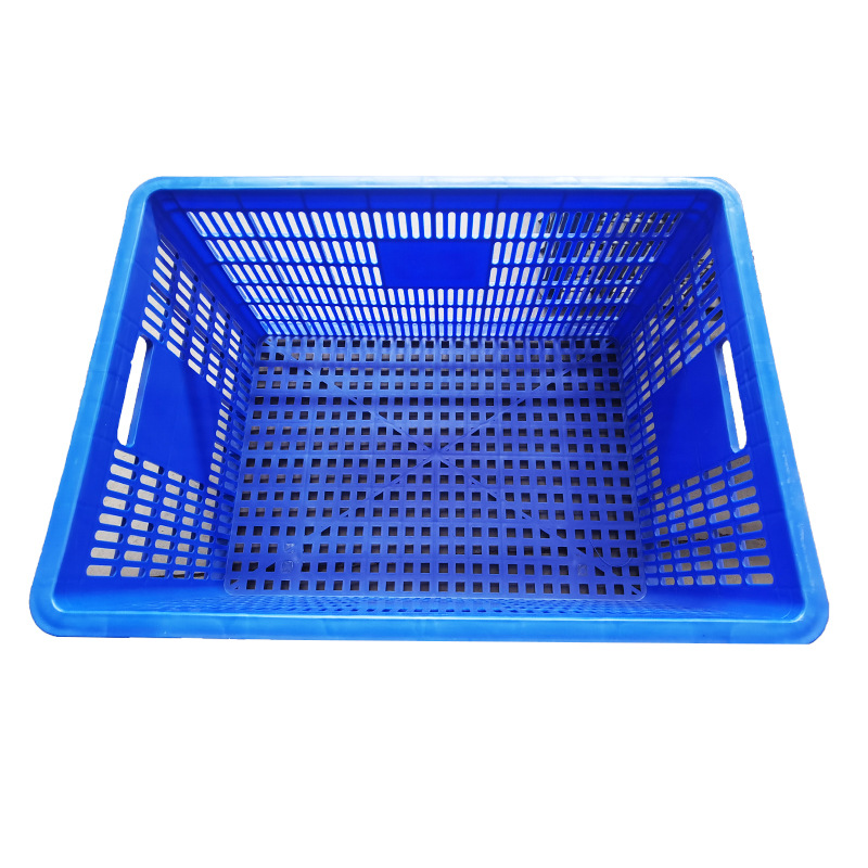 重庆厂家蔬菜水果带孔透气网箱服装收纳周转塑料筐加厚承重