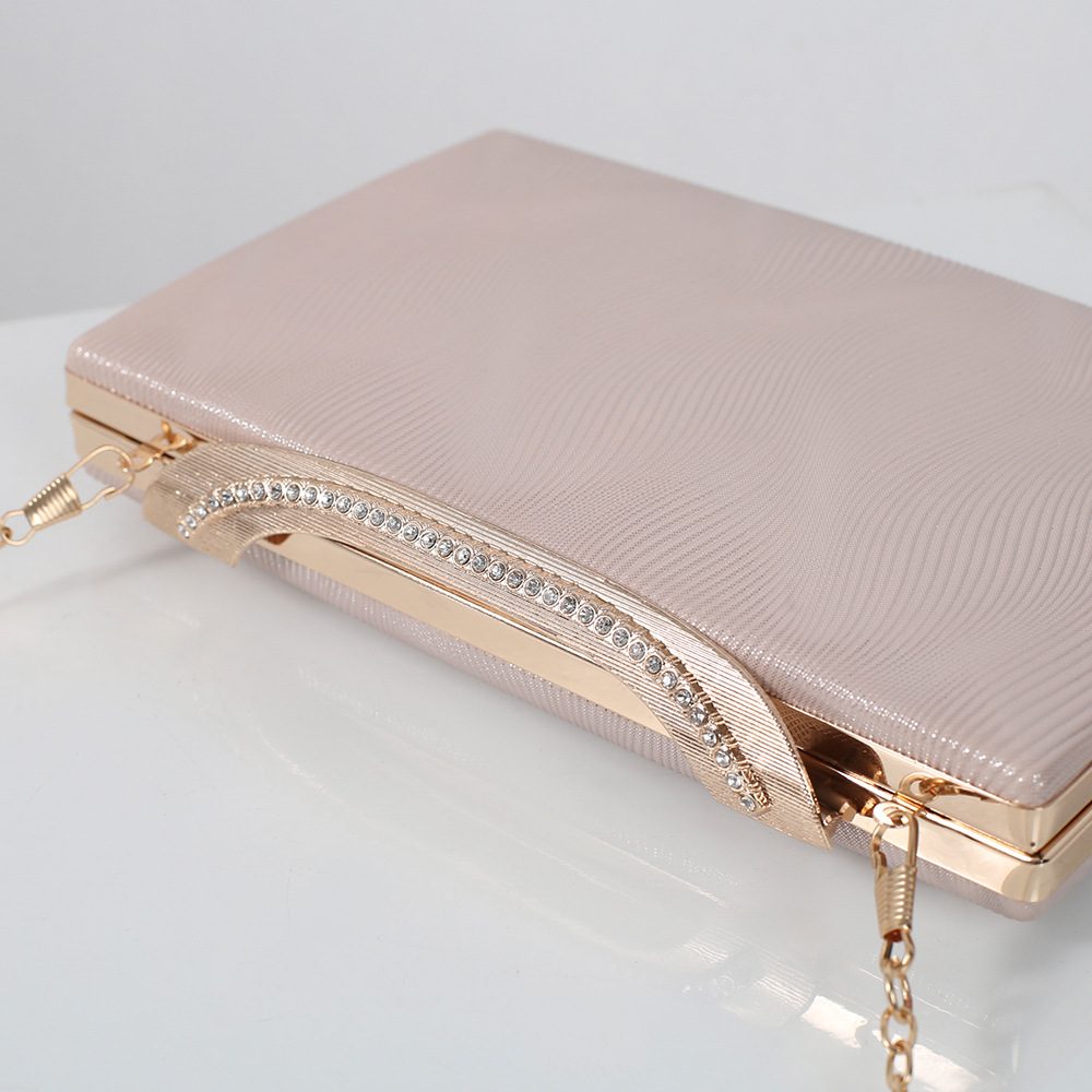 Nuevo bolso de noche transfronterizo europeo y americano simple moda bolso de noche vestido todo-Partido bolsa de la Pu ventas directas de la fábrica