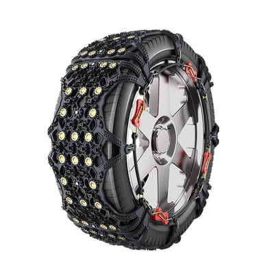 Tire snow chain, automatically steps up car