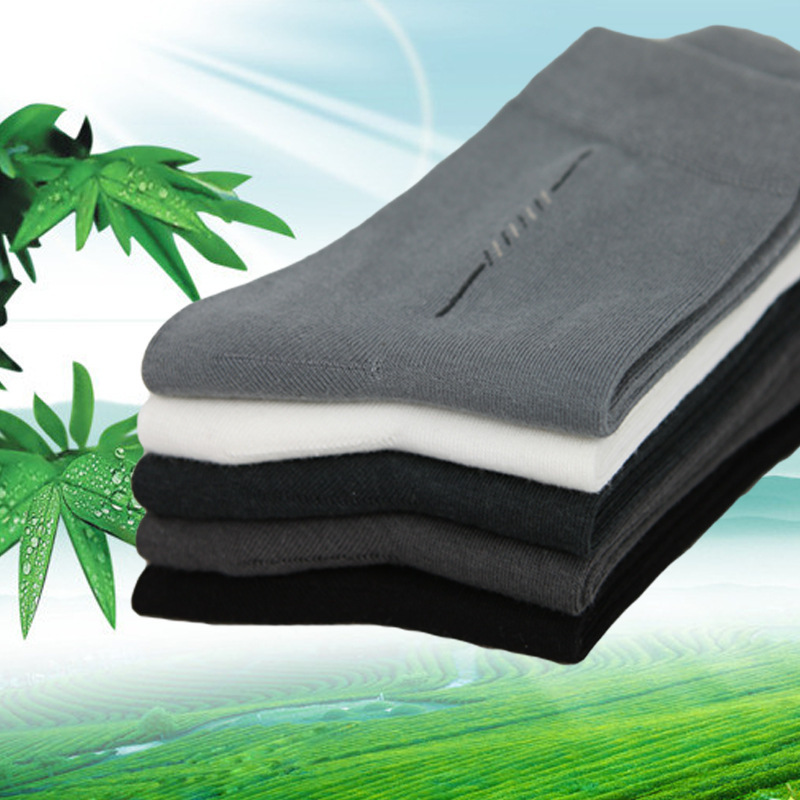 Fengmei Men's Bamboo Fiber Business Mid-Calf Socks Spring/Summer Thin Solid Color Men's Socks Anti-Odor Manufacturer Wholesale Socks Fengmei Men's Bamboo Fiber Business Mid-Calf Socks Spring/Summer Thin Solid Color Men's Socks Anti-Odor Manufacturer Wholesale Socks