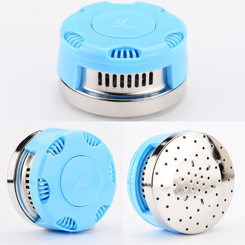 Moxibustion box portable moxibustion warming moxibustion device pure copper flat copper vertical needle screw steel box hollow smoke-free moxibustion pot stove hot compress