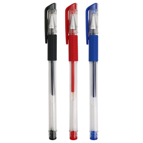 European standard gel pen black red blue ballpoint pen needle tube water refill 0.5 student stationery test pen