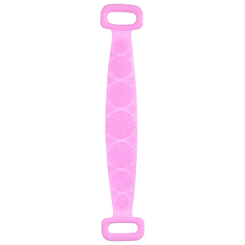 Silicone bath towel for men and women, strong back rub, plaster strip, back exfoliation, shower and bath brush