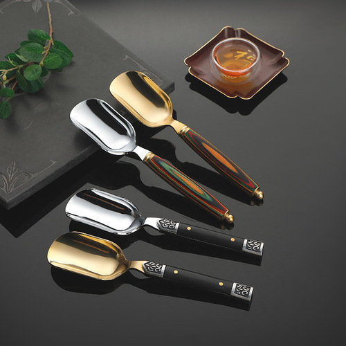 Stainless steel tea spoon tea spoon tea spoon damas accessories tea spoon metal tea side tea set accessories tea spoon